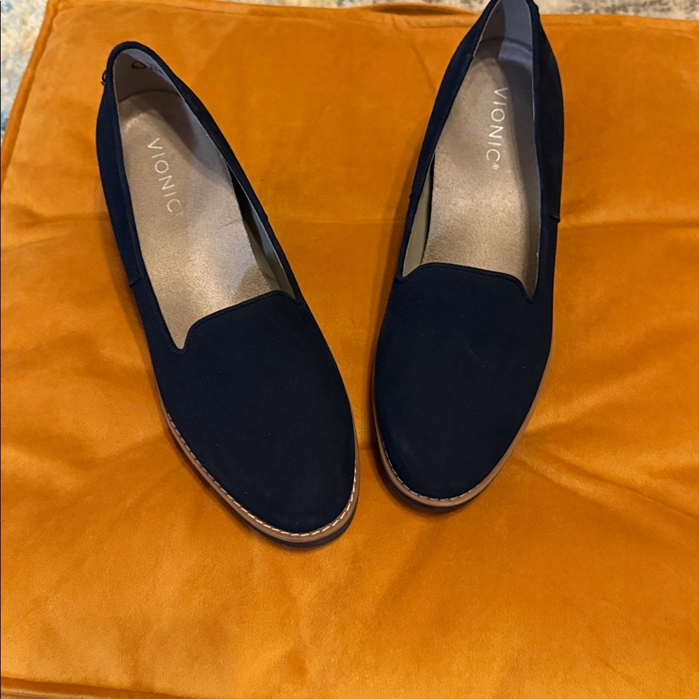 Vionic Navy Loafers